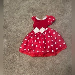 Little girls Minnie Mouse dress size 6